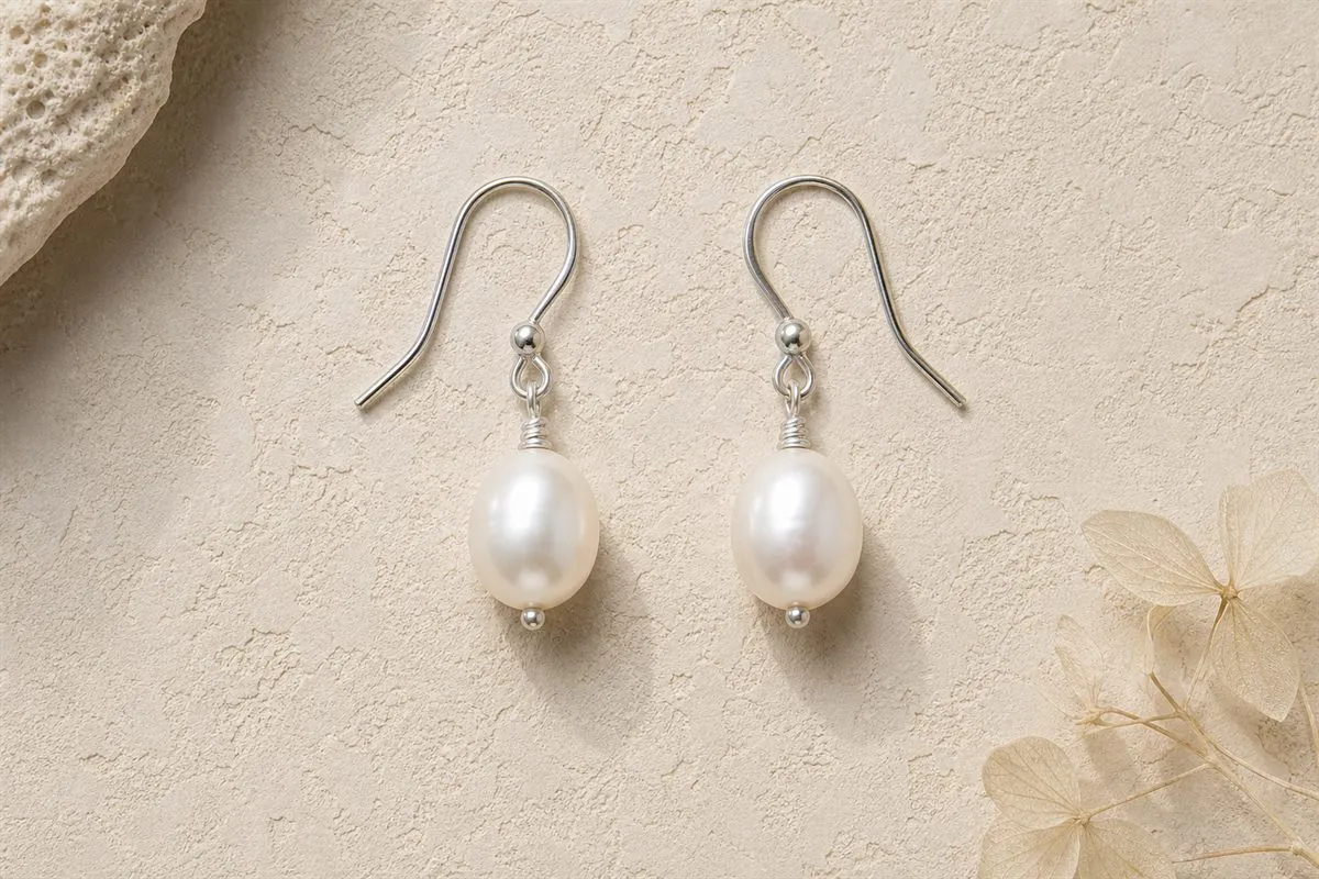 Signature Boucles d'Oreilles Perles No.21