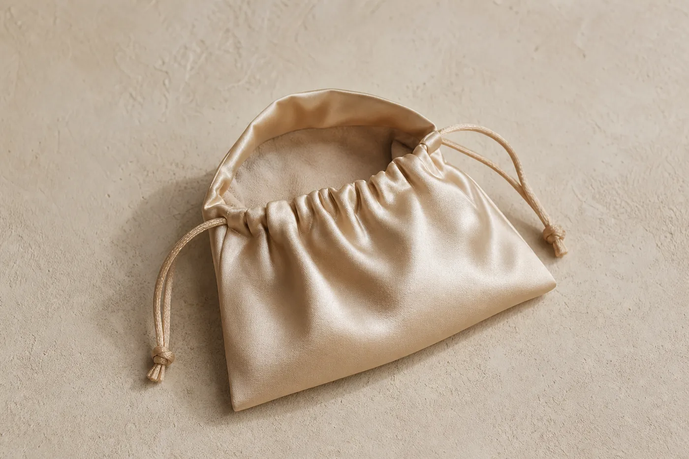 Signature Satin Jewellery Pouch Signature