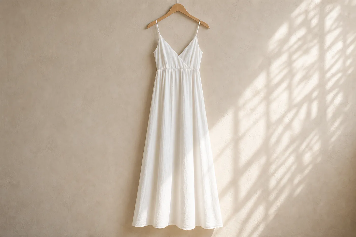 White Linen Maxi Dress No.20