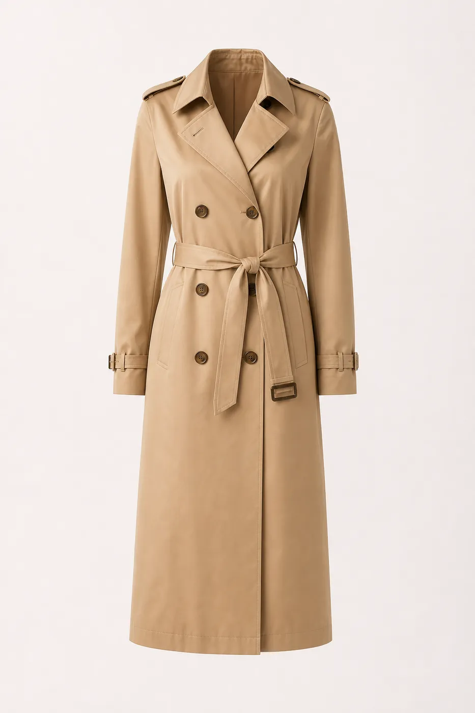 Iconic Long Coated Cotton Trench No.09